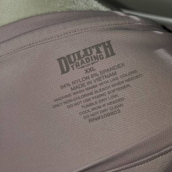 Duluth Trading Lavender Active Geometric Long Sleeve Crew Size XXL - Picture 6 of 8